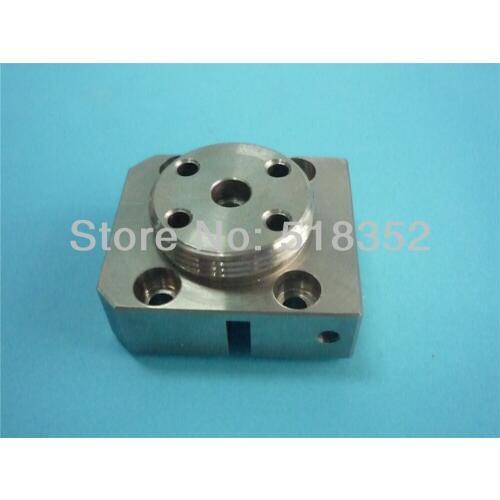 A290-8103-Y762 Fanuc F8403 Lower Wire Guide Base in Stainless Steel for WEDM-LS Wire Cutting Machine Parts