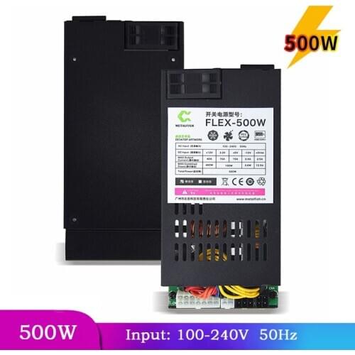 PC FLEX PSU 500W 1U Small Power Supply Full Module Desktop Computer Source Fit ITX MINI Case For S3/K39/A4 Chassis
