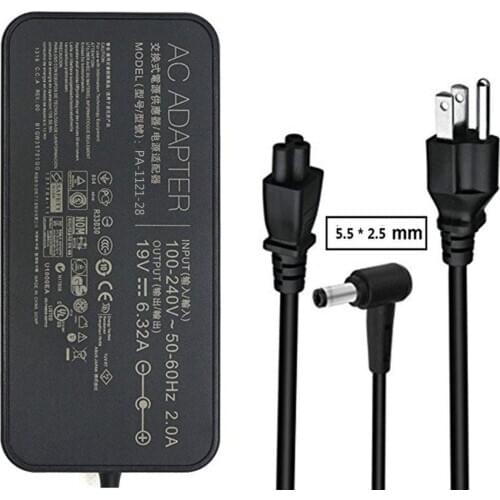 Huiyuan fit for 19V 6.32A 120w AC Adapter Charger ADP-120RH B,PA-1121-28,ADP-120ZB BB For ASUS ROG GL502 Q550LF N550JV F554LA