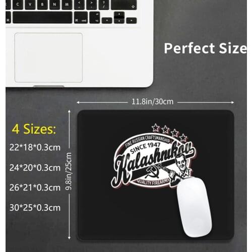 Kalashnikov Ak-47 Soviet Vintage Ussr Weapon Retro Mouse Pad DIY Print Cushion Soviet Vintage Soviet