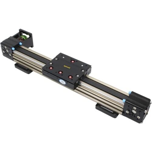 Mjunit MJ45N belt drive linear rail actuator vibrating tray feeder application
