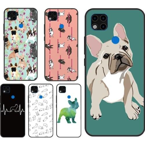 Cute French Bulldog Phone Case For Xiaomi Redmi Note 10 9 Pro 8T 9S 7A 8A 9A 9C 9T K40 Redmi Note 8 Pro Cover