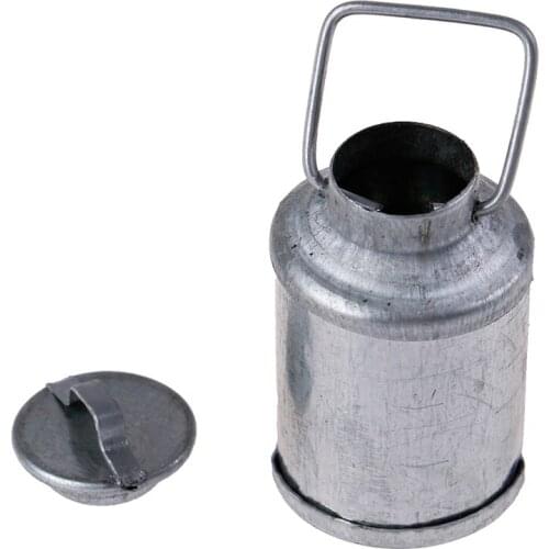 1:12 Doll House Miniature Accessories Farm Metal Milk Can Kettle Pot
