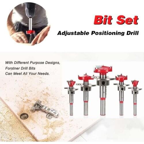 Positioning Woodworking Drill Bit Set