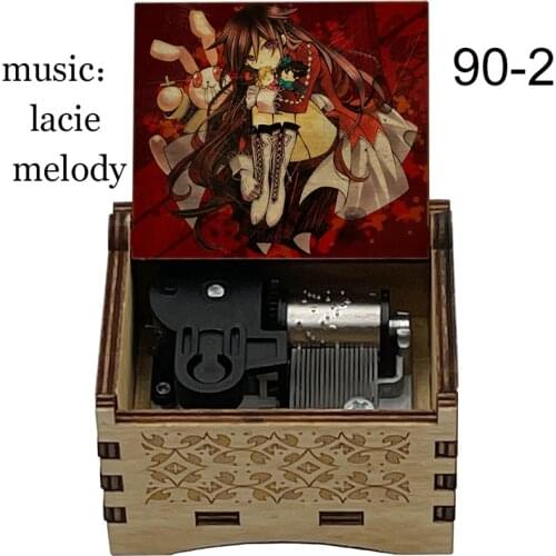 Anime one piece Music Box we are music theme luffy Mihawk Hancock print Hand ed cosplay friends fans Gift 2021 new arrival