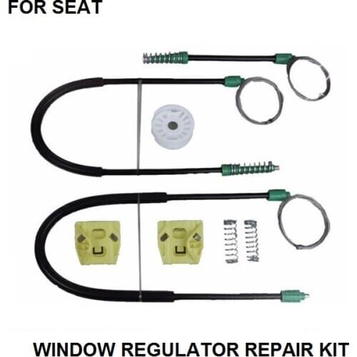 FOR SEAT IBIZA 6L 3DR / CORDOBA 6L 2/3 DOORS WINDOW REGULATOR REPAIR KIT FRONT RIGHT-LEFT SIDE NEW SET
