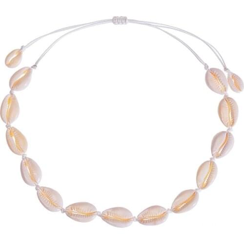 2021 New Shell Necklace Kolye Arrival Choker Collares 2021 Vsco Moana Jewelry Personality Casual Sautoir Handmade Chain Colar