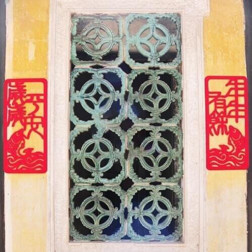 Couplet Set 3D Design Decorative Classical Mini New Year Couplet For Spring Festival