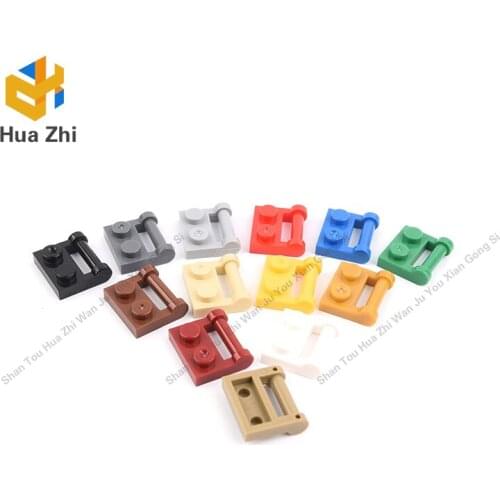"Building Blocks 48336 10PCS Plate Special 1 x 2 [Side Handle Closed Ends] LEGOING Parts MOCS Education"