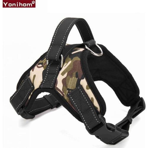 Dog Harness k9 Pet Dog Collar Nylon Dog Harness Vest Puppies Extra Big Large Medium Small Dogs Harnesses Vest Adjustable Safety