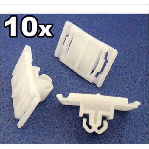 10x For Audi Exterior Door Protection / Bumpstrip / Rubstrip Trim Clips 4A0853825