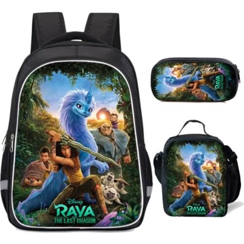 Raya The Last Dragon School Bags For Girls Boys Preschool Book Backpack Kids School Supplies Girls Bookbags Students Mochilas