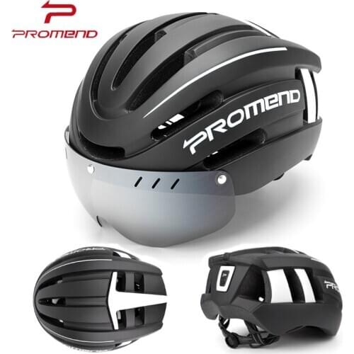 Bicycle Warning Light Helmet Silver-plated Visor Scooter Mountain Bike Riding Equipment Motorcycle Breathable Helmets