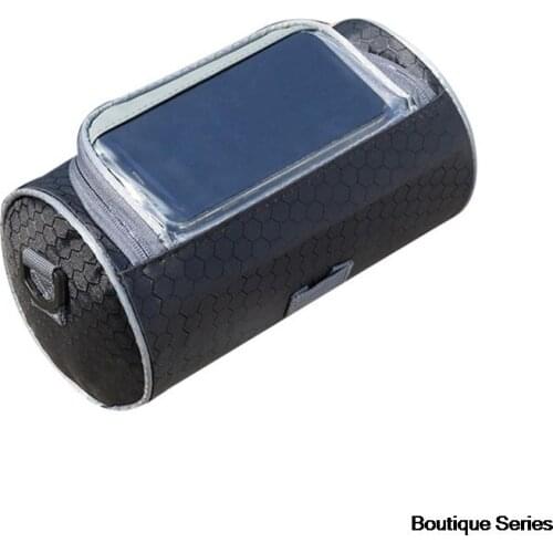Bike Handlebar Bag Phone Bag Bicycle Storage Bag with Removable Shoulder Strap Practical Outdoor cycling bag