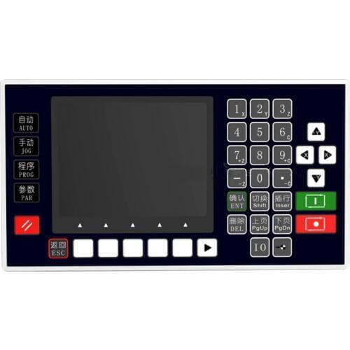 NEW CNC Lathe 4 Axis Controller 3.5inch TFT RS485 Communication Matching Servo Stepper CNC use for Milling Machine