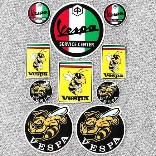 For PIAGGIO VESPA GTS GTV LX LXV LT PX PRIMAVERA 50 125 150 200 250 300 300ie Decals Motorcycle Vinyl Stickers Highly reflective
