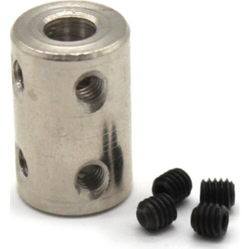 High Strength Shaft Couplings Motor Shaft Coupler Rigid Couplings 45 # Steel Cylinder-shaped Coupling Sleeve