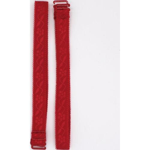 1.5cm width slip resistant bra straps women adjustable elastic bra strap with metal clips Intimates accessories