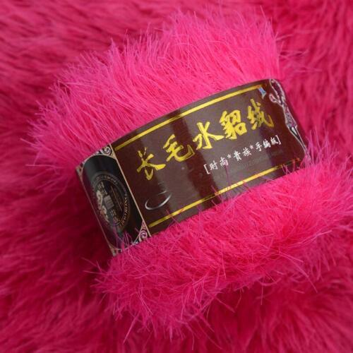 10Pcs=500g Coral mink flocking fur Mohair Cashmere Yarn For knitting wool knit For Hand Knitting crochet laine tricoter