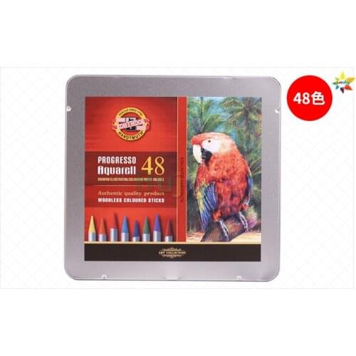 12 24 36 48 color KOH-I-NOOR woodless colored sticks Pencil water Color ProgressoPencil Painting Coloring Artist Office supply