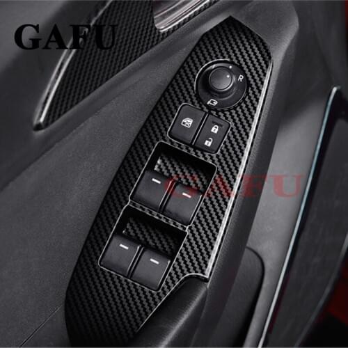 Car Styling For Mazda cx5 cx-5 2017 2018 ABS Matte Auto Interior Door Armrest Panel Window Lift Button Cover Trim Accessories