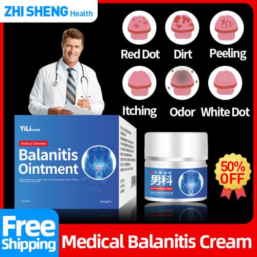 Balanitis Antibacterial Cream Medical Treatment Genital Herpes Gonorrhea Medicine Ointment Male Private Itching Parts Care