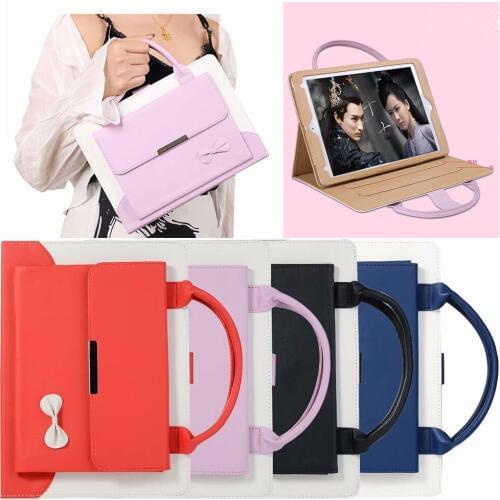 XINGDUO case for iPad 9.7 inch 2017 2018 PU Leather Stand Carrying women Handbag Case Cover For iPad 2017 9.7 shockproof case