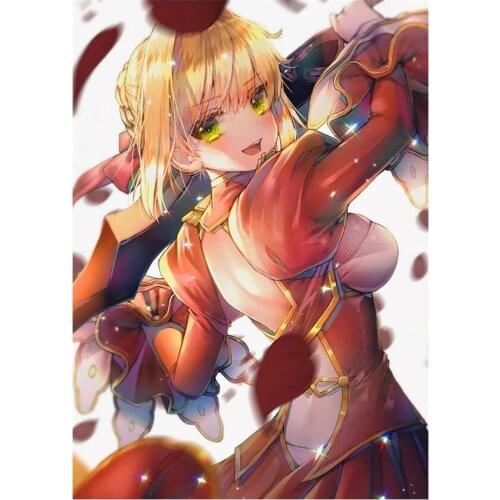 Canvas Paintings Japanese Classic Maiden Knight Wall Art HD Print Poster Home Decor Modular Pictures For Bedroom No Framework