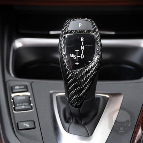 For M2 M3 M4 F20 F21 (2012-2018)Carbon Fiber Gear ABS Shift Head Cover Knob Cover Trim