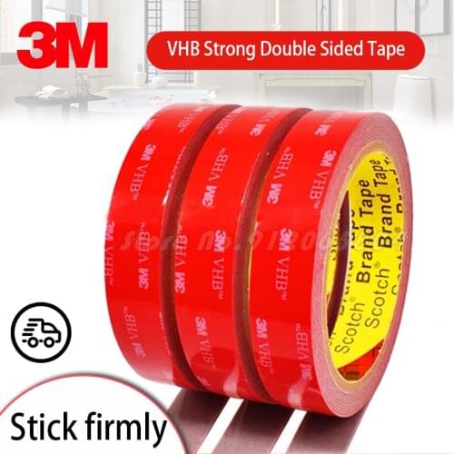 3M Heavy Duty Mounting Foam Double Sided Tape For Car VHB 5608 Strong Sticky Adhesive Anti-Temperature Waterproof Home 0.8mm
