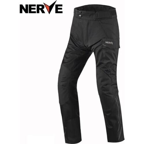Free shipping 1pcs NERVE Summer Spring Mesh Breathable Racing Long Trousers Motocross Pants Motorcycle Pants With 4pcs Pad