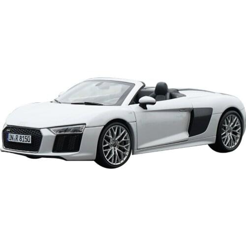 1/18 alloy casting car model German original Audi R8 V10 plus collection decoration holiday gift Children toys