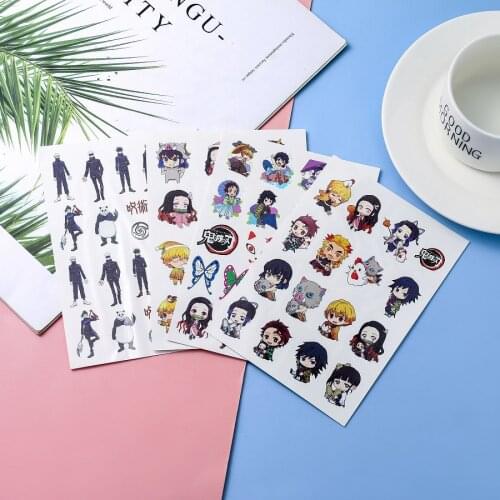 Anime Demon Slayer Kimetsu No Yaiba Fake Tattoo Sticker Temporary Tattoos Waterproof Tatto Art Tatoo Hand Arm For Kids gift diy