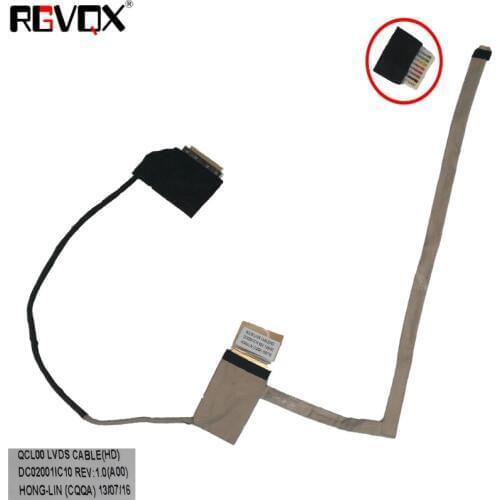 New LCD LED Video Flex Cable For DELL Inspiron 15R 5520 5525 7520 PN:DC02001IC10 Repair Notebook LCD LVDS CABLE