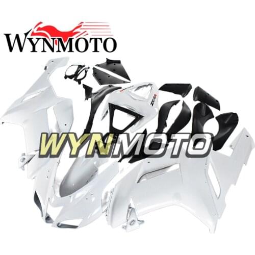 Full ABS Plastic Injection Black White New Motorcycle Fairings For ZX 6R 636 Year 07 08 2007 2008 Cowlings