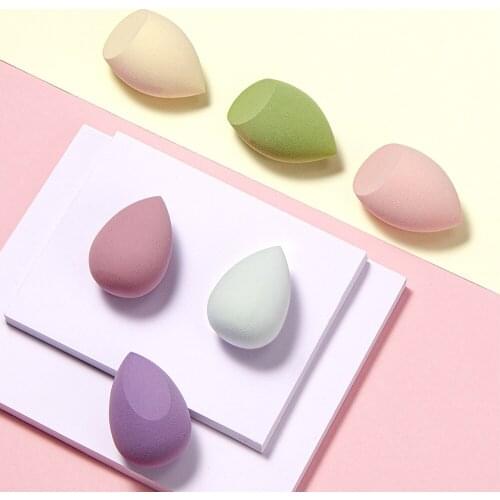 QIBEST Professional Smooth Powder Puff Dry and Wet Women Foundation Tool Make Up Sponge Tools Makeup Puff Powder Puff 1Pcs