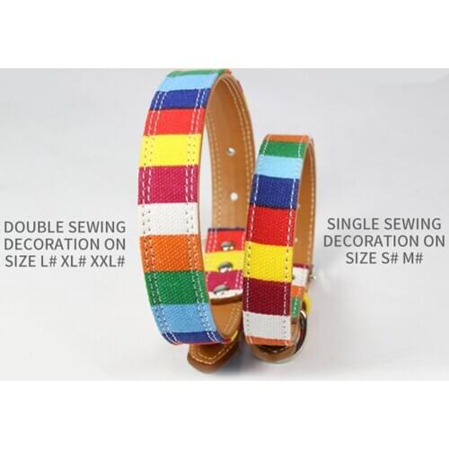 Adjustment Pets Collar Cat Dog Collar Pet Neck Ring Adjustable Dog Printing Collar Cute Pet Supply Fashion Pets Neck Strap