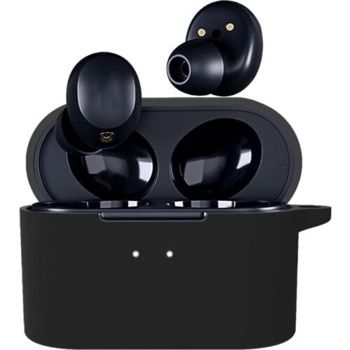 Silicone Protective Cover Shell Anti-fall Earphone Case for QCY HT01 Earbuds P9YA