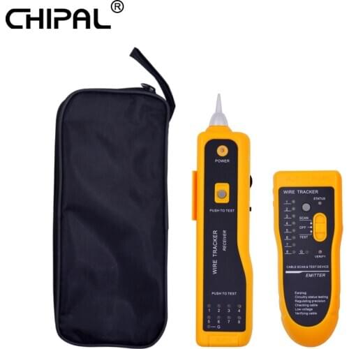 CHIPAL Professional JW-360 Ethernet LAN Network Cable Tester Telephone Wire Tracker for UTP STP Cat5 Cat6 RJ45 RJ11 Line Finder