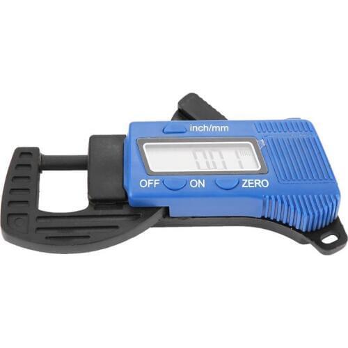 Thickness Tester Portable Digital Thickness Gauge Paper Jewelry Meter Measure Tool with Large LCD Screen Measuring Tools Bule