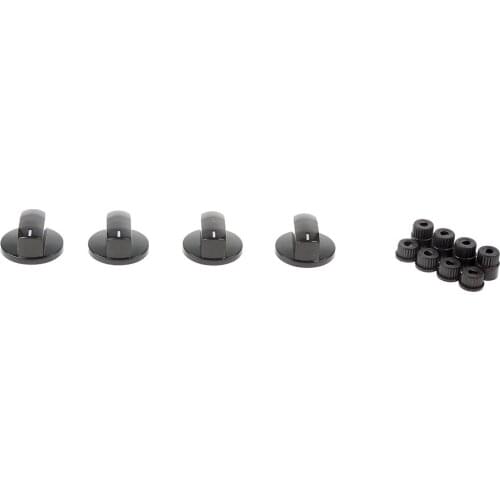 Universal Oven Knob Set - Black