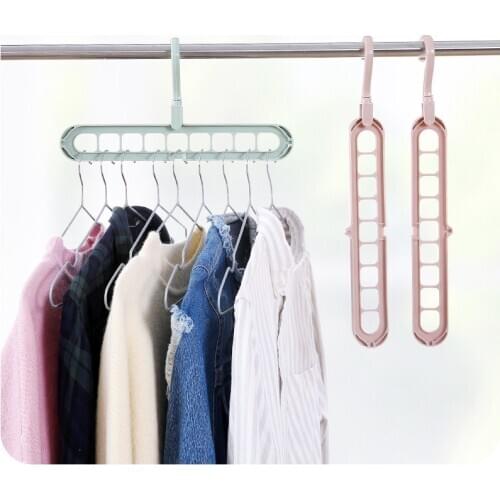 Clothes Hanger Drying Rack Plastic Scarf Clothes Hangers Storage Racks Wardrobe Storage Hanger Home Storage Organization