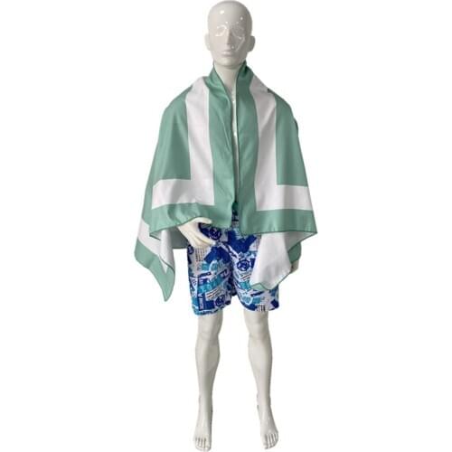 High quality soft quick dry sports swimming beach bath travel yoga microfiber towel with mesh bag