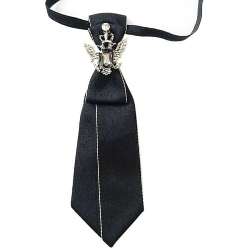 High-end Handmade Rhinestone Bow Tie Womens College White Shirt Fashion Bowtie Business Gifts for Men Wedding Accessories 2019