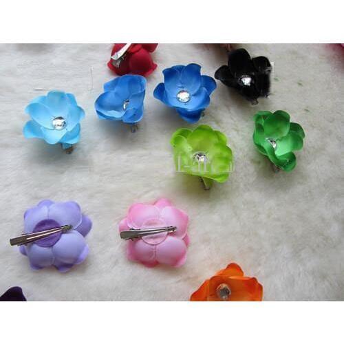Free Shipping 16 Colors 2.5" Moth orchids (Peony) Childrens Hair Accessories Girl Head Flower Clips