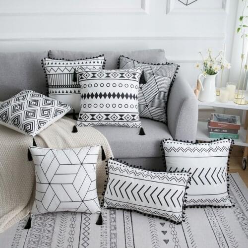 Nordic boho Pillow Case cojin terciopelo coussin Cushion Cover 45x45 30x50 funda cojin rectangular cojines sofá chic Home Decor