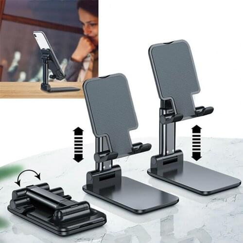 Phone Holder Foldable Portable Plastic Desktop Tablet Support for Home
