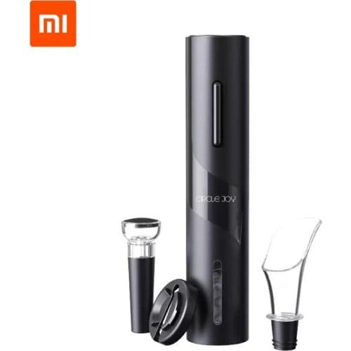 Xiaomi mijia 4 In 1 Circle Joy Samurai Electric Bottle Wine Opener Set Automatic Corkscrew Red Wine Kitchen Accessories Tools