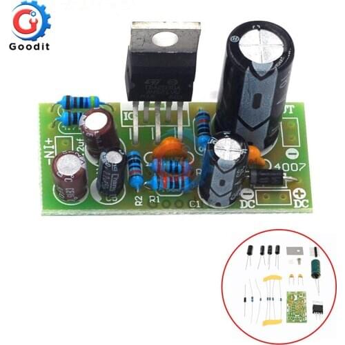 TDA2030A Electronic Audio Power Amplifier Board Module DC 9V-24V Mono 18W Computer Active Speakers DIY Kit