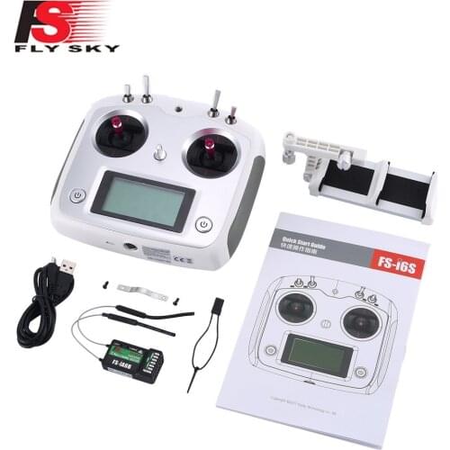 FLYSKY FS-i6S I6S 2.4G 10 Channel AFHDS 2A Transmitter IA6B Receiver For RC Airplane FPV Racing Drones
